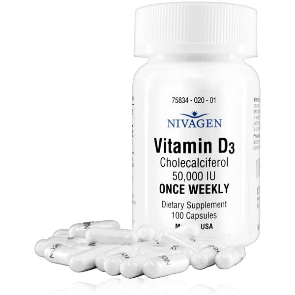 Nivagen Pharmaceuticals Inc Vitamin D3 50,000 IU (100) - Image 5